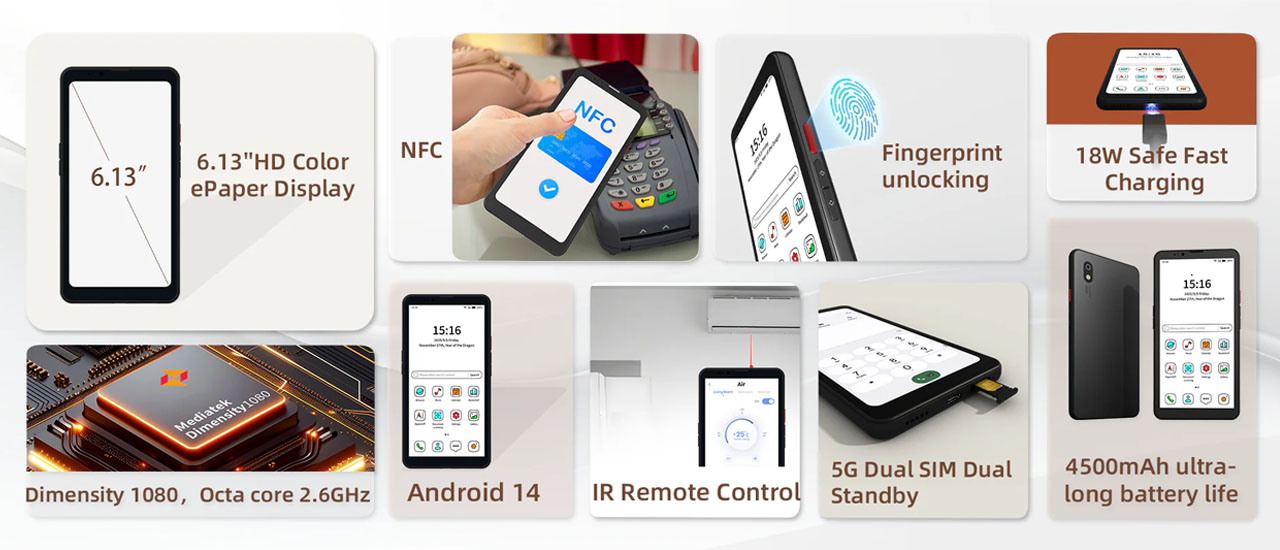 Android ePaper smartphone